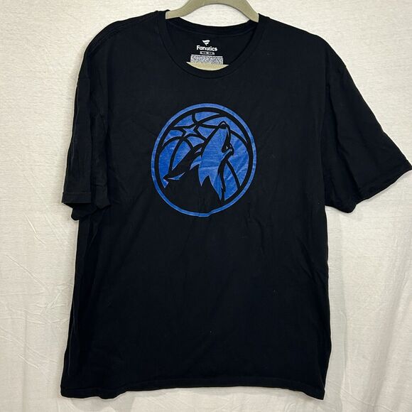 Mens Minnesota Timberwolves Fanatics Retro Short Sleeve T Shirt Size XL - Picture 1 of 5